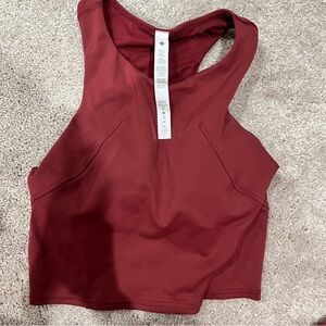 Lululemon Athletica Burgundy Tank Top